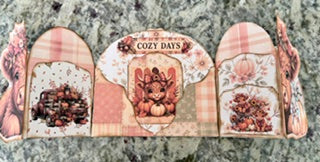 Cozy Cow Autumn Folio | Interactive Printable Craft Kit