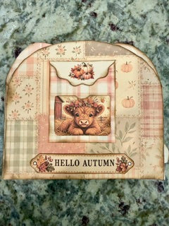 Cozy Cow Autumn Folio | Interactive Printable Craft Kit